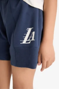 DeFacto NBA Los Angeles Lakers Shorts Girls' - Image 5