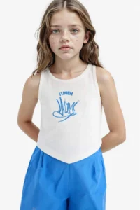 DeFacto Set of 2 Printed Undershirt Linen Look Shorts Girls - Image 2