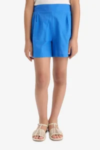 DeFacto Set of 2 Printed Undershirt Linen Look Shorts Girls - Image 4
