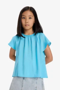 DeFacto Short Sleeve Blouse Girls' - Image 3