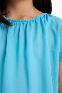 DeFacto Short Sleeve Blouse Girls' - Image 5