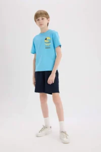 DeFacto Elastic Waist Shorts Boys' - Image 2
