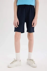 DeFacto Elastic Waist Shorts Boys' - Image 3