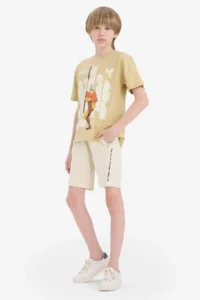 DeFacto Elastic Waist Printed Shorts Boys' 25SM