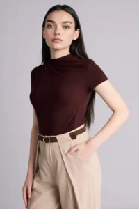 DeFacto slim Fit Boat Neck T-Shirt - Image 3