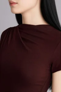 DeFacto slim Fit Boat Neck T-Shirt - Image 4