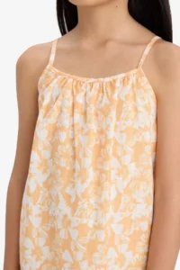 DeFacto Patterned Viscose Strap Summer Dress Girl - Image 6