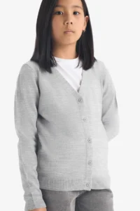 DeFacto V-Neck Buttoned School Knitwear Cardigan Girl - Image 3