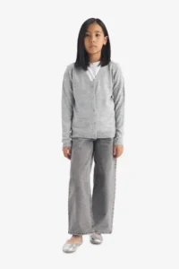 DeFacto V-Neck Buttoned School Knitwear Cardigan Girl - Image 4
