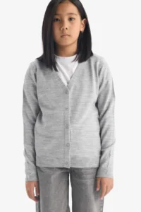 DeFacto V-Neck Buttoned School Knitwear Cardigan Girl - Image 5