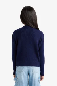 DeFacto Crew Neck Buttoned Knitwear Cardigan Girl - Image 6