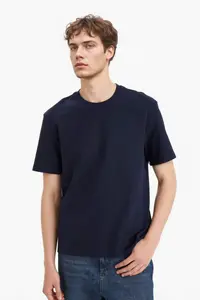 DeFacto 100% Cotton Basic T-Shirt - Image 3