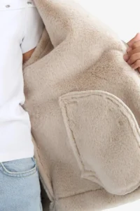 DeFacto Faux Fur Lined Zipper Coat Girl Child - Image 6