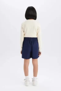 DeFacto Gabardine with pocket Shorts Skirt Girls' - Image 6