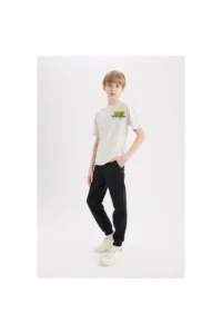 DeFacto Elastic Waist Jogger Sweatpants Boy - Image 6