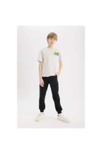 DeFacto Elastic Waist Jogger Sweatpants Boy - Image 7