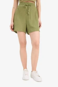 DeFacto Coool Loose Fit Crepe Shorts A6223ax25sm - Image 4