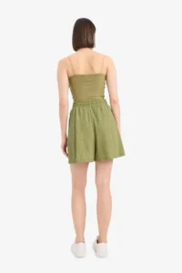 DeFacto Coool Loose Fit Crepe Shorts A6223ax25sm - Image 5