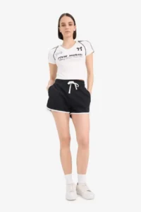 DeFacto Women Penye Shorts A6224AX/BK81 - Image 2