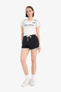 DeFacto Women Penye Shorts A6224AX/BK81 - Image 3