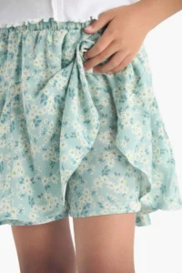 DeFacto Patterned Elastic Waist Viscose Skirt Girl - Image 6