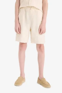 DeFacto Elastic Waist Shorts Boys' - Image 4
