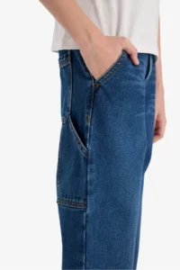 DeFacto Wide Leg Straight Leg Jean Trousers Boy - Image 5