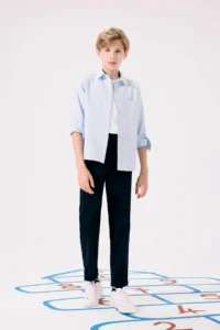 DeFacto Navy Blue Boys' Pants U3254A6/NV253