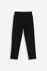 DeFacto Elastic Waist Straight Leg Basic Plain Sweatpants Boy