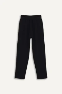 DeFacto Elastic Waist Straight Leg Basic Plain Sweatpants Boy - Image 3