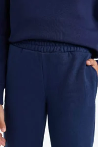 DeFacto Standard Fit Basic Flat Waist Elastic School Jogger Navy Blue Girl's Sweatpants Y1226A6/NV2 - Image 5