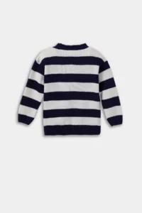 DeFacto Navy Blue Baby Size Cardigan C8857A5/NV241 - Image 3