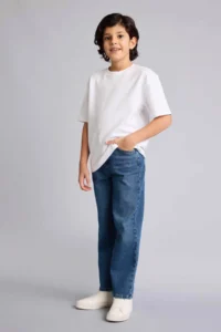 DeFacto Wide Leg Straight Leg Jean Trousers Boy