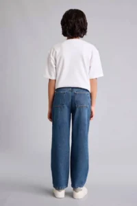 DeFacto Wide Leg Straight Leg Jean Trousers Boy - Image 5