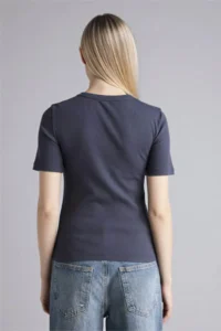 DeFacto slim Fit Basic Ribbed Camisole T-Shirt - Image 4