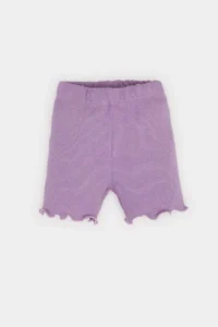 DeFacto Ribbed Camisole Elastic Waist Shorts Baby Girl
