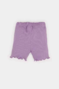 DeFacto Ribbed Camisole Elastic Waist Shorts Baby Girl - Image 3