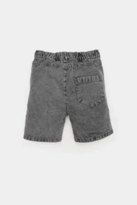 DeFacto Basic Flat Waist Elastic Jean Shorts for Baby Boy - Image 6
