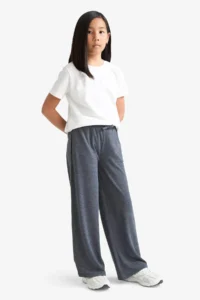 DeFacto Wide Leg Wide Leg Pants Girls' - Image 2