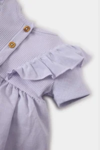 DeFacto Short Sleeve Ribbed Camisole Summer Dress Baby Girl - Image 2