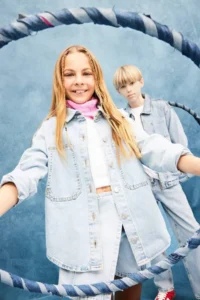 DeFacto denim Jacket Girls' - Image 2