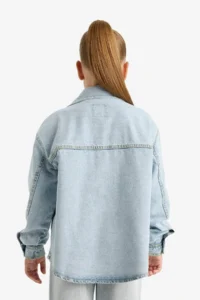DeFacto denim Jacket Girls' - Image 4