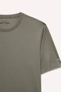 DeFacto Slim Fit Slim Fit Crew Neck Quick Drying Breathable Flexible Fabric Printed Athlete Short Sleeve - Image 6