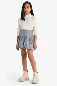 DeFacto Mavi Girls' Skirt E9320A8/BE164 - Image 2