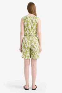 DeFacto Regular Fit Patterned Elastic Waist Shorts - Image 8