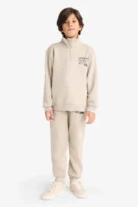 DeFacto Boy's Printed Sweatpants with Elastic Waist (25 WN) - Image 2