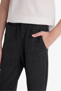 DeFacto Elastic Waist School Jogger Sweatpants Boy - Image 6