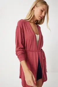 Happiness İstanbul Women Pink Seasonal Knitting Knitwear Cardigan
