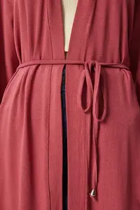 Happiness İstanbul Women Pink Seasonal Knitting Knitwear Cardigan - Image 5
