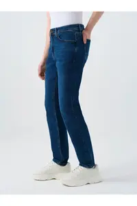 Loft Dark NAVY Men jeans Pants - Image 2